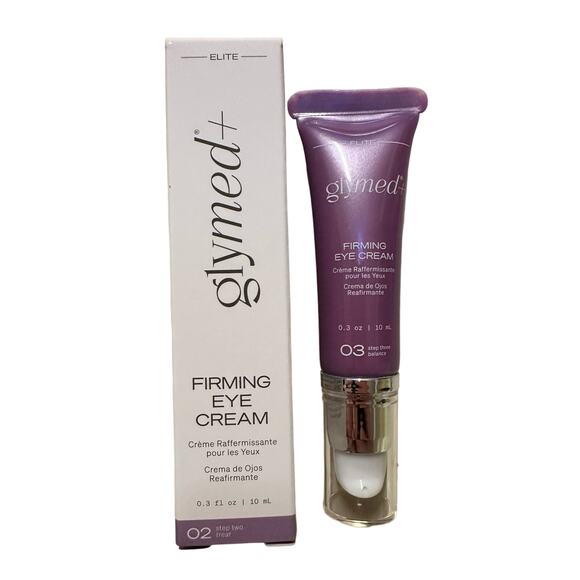 NEW!  GLYMED Plus Firming Eye Cream 10ml / .3 fl oz - Picture 2 of 3